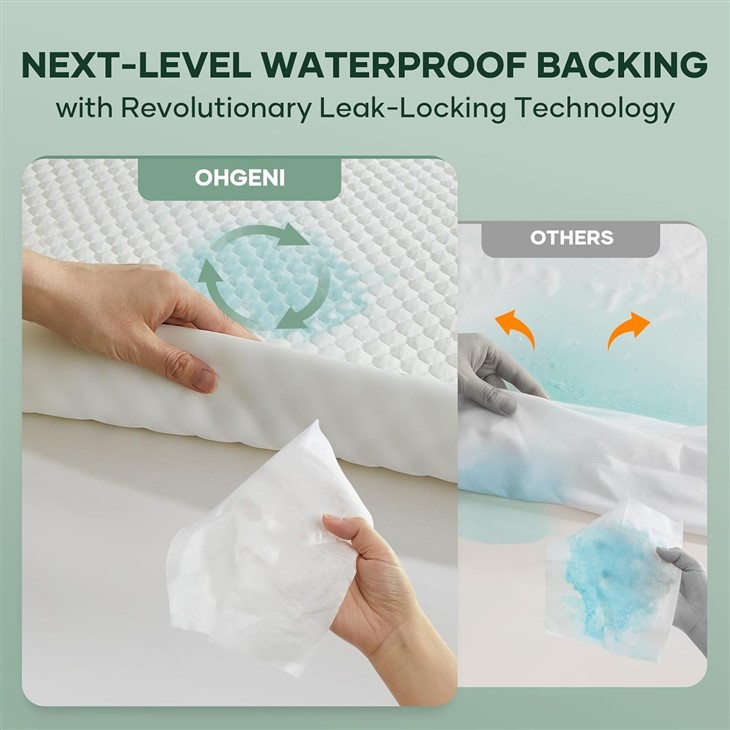 100% Waterproof Queen Size Mattress Pad best