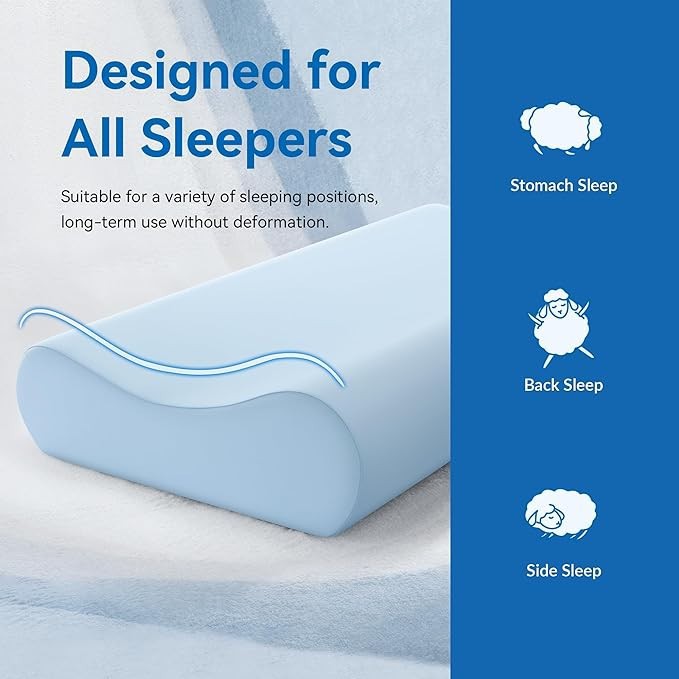 Pain-Relief Memory Foam Cervical Pillow high quality