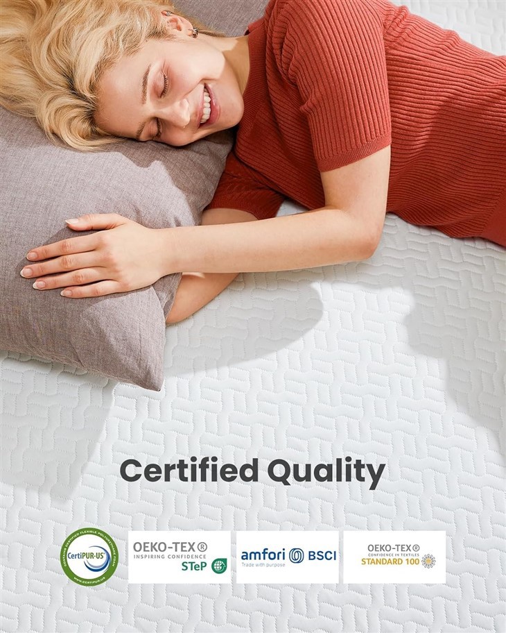 Cooling Gel Memory Foam Mattress Pad—Queen Size high quality